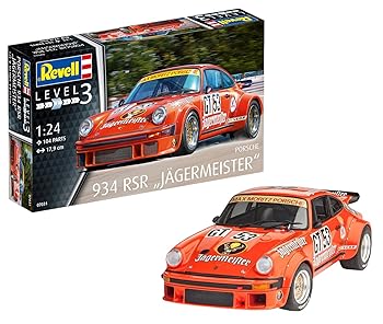 【中古】ドイツレベルRevell 1/24 ポルシェ934RSR イェーガーマイスター プラモデル 07031