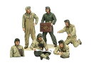 【中古】タミヤ 1/35 ミリタリーミニチュアシリーズ No.347 アメリカ陸軍 戦車兵セット ヨーロッパ戦線 プラモデル 35347