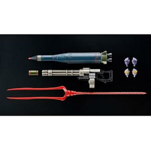 【中古】RG エヴァンゲリオン用武器セット ロンギヌスの槍 & 440mmガトリング砲 & 大型N2弾頭搭載型大陸間弾道弾 & N2爆雷