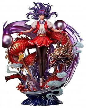 【中古】LiNEAR/回天堂 THE KING OF FIGHTERS '97 麻宮アテナ 1/4スケール ポリストーン製 塗装済み 完成品 フィギュア