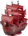 【中古】ワンピース 偉大なる船グランドシップコレクション レッド・フォース号 「FILM RED」公開記念カラーVer. 色分け済みプラモデル