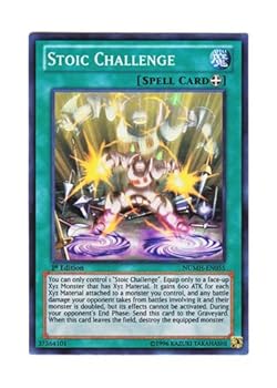 【中古】遊戯王 英語版 NUMH-EN055 Stoic Challenge ストイック・チャレンジ スーパーレア 1st Edition