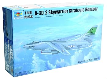 【中古】トランペッター 1/48 アメリカ海軍 A-3D2 スカイウォーリアー プラモデル