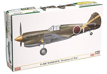 【中古】ハセガワ 1/48 P-40E ウォーホーク 日本軍鹵獲機