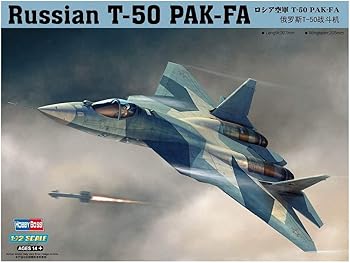 【中古】【39shop】ホビーボス★1/72 エアクラフトシリーズ ロシア空軍 T-50PAK-FA プラモデル（良い）