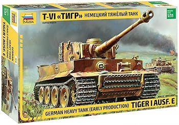 【中古】ズベズタ 1/35 ドイツ重戦車 タイガーI 初期型 プラモデル