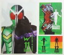 【中古】一番くじ 仮面ライダーシリーズ~平成ライダー大集合編~ G賞 クリアファイル&ステッカーセット 仮面ライダーW&仮面オーズ