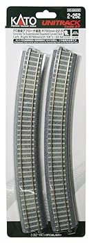 【中古】KATO HOゲージ PC曲線アプローチ線路 R790-22.5° 左右各2本入 2-252 鉄道模型用品