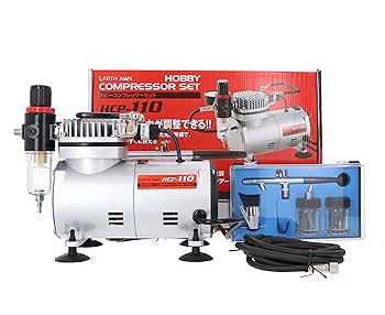 【中古】高儀Takagi EARTH MAN ホビーコンプレッサーセット HCP‐110