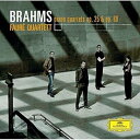 【中古】ブラームス:ピアノ四重奏曲 第1・3番