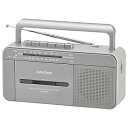 【中古】オーム電機 AudioComm ポータブルラジカセ ラジオカセットレコーダー RCS-M930R 07-8923 OHM
