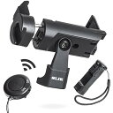 【中古】SLIK 三脚 スマホホルダー 360度回転 コンパクト収納 Bluetoothリモコン モバイルリンク フリーアングルスマホホルダーR 最大搭載重量3...
