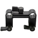 【中古】CAMVATE 15mm ロッドオフセット レールブロック 90度 デジタル一眼レフサポートセット