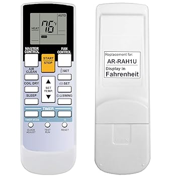 【中古】交換用for Fujitsuエアコンリモートコントロールモデル番号ar-rah1u
