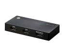 【中古】エレコム HDMI切替器 PS4/PS3/Switch対応 2入力1出力 自動/手動切替 ケーブルなしモデル ブラック DH-SWL2CBK