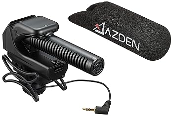 【中古】AZDEN 外付けマイク SMX-15K モノラル式 超指向性 ショックマウント