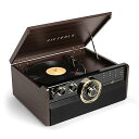 【中古】Victrola VTA-270B-ESP Empire 6-in-1 Mid Century Turntable Music Entertainmen...