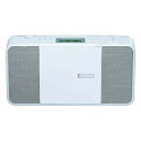 【中古】東芝 CDラジオ TY-C251W コンパクト スリム ボディー 縦型 ワイドFM 対応 外形寸法 280×149×63mm 質量 約1.2kg(2)