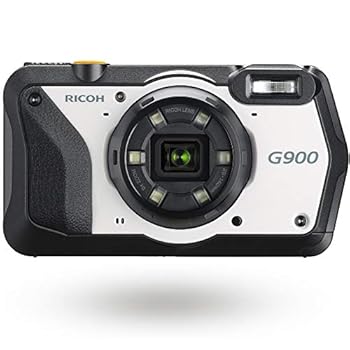 【中古】RICOH G900 耐薬品 次亜塩素酸ナトリウム, エタノール, 二酸化塩素水 デジタルカメラ 消毒 ・防水20m・防塵・耐衝撃2.1m 広角28mm 業務用カメラ