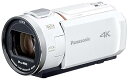 【中古】パナソニック 4K ビデオカメラ VX2M 64GB 光学24倍ズーム ピュアホワイト HC-VX2M-W(2)