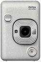 【中古】富士フイルムFUJIFILM チェキ インスタントカメラ/スマホプリンター instax mini LiPlay ストーンホワイト INS MINI H...