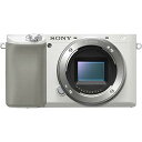 【中古】SONYソニー ミラーレス一眼 α6100 ボディ ホワイト ILCE-6100 W SONYソニー ミラーレス一眼 α6100 ボディ ブラック ILCE-6100 B 秒間11枚連写