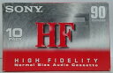 【中古】Sony HF 90 ハイファイノーマルバイアス C-90HFC オーディオカセット