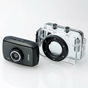 【中古】ACAM-H01SBKブラック アクションカメラ HD 防水ケ-ス付モデル