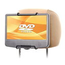 【中古】Wanpool車ヘッドレストマウントホルダーポータブルDVDプレーヤー,フィット回転画面&標準ノートパソコンスタイルポータブルDVDプレーヤー、ベージ