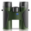 【中古】ZEISS 双眼鏡 Terra ED 8x32 ダハプリズム式 8倍 32口径 EDレンズ タフ&軽量 完全防水 グリーン 653498
