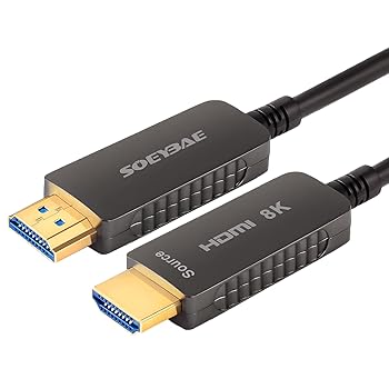 【中古】8K 光ファイバーHDMIケーブル 20m, SOEYBAE 8K HDMI 2.1ケーブル 超高速伝送 48Gbps 8K@60Hz 4K@120Hz