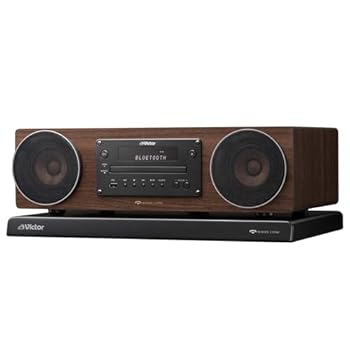 【中古】JVCケンウッド Victor EX-D6SET ミニコンポ EX-D6 & オーディオボード LK-EX10 セット Bluetooth ウッドコーン...