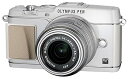 【中古】OLYMPUS ミラーレス一眼 PEN E-P5 14-42mm レンズキットビューファインダー VF-4セット ホワイト E-P5 14-42mm L...