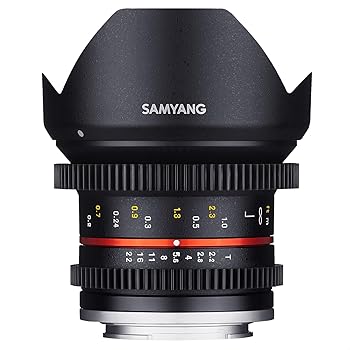 【中古】SAMYANG 単焦点広角レンズ 12mm T2.2 フジフイルム X用 APS-C用
