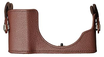 【中古】OLYMPUS ミラーレス一眼 PEN E-PL7, E-PL8, E-PL9用 本革ボディジャケット ブラウン CS-45B BRW