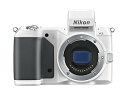 【中古】Nikon ミラーレス一眼 Nikon 1 V2 ボディー ホワイト N1V2WH