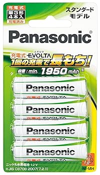 【中古】パナソニック 充電式エボルタ 単3形 4本パックスタンダードモデル 【中古】パナソニック 充電式エボルタ 単3形 4本パックスタンダードモデル