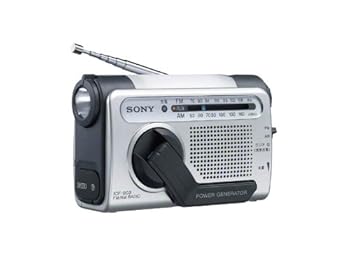 【中古】SONY 手回し充電FM/AMポータブルラジオ B03 シルバー ICF-B03/S