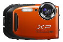 【中古】FUJIFILM コンパクトデジタルカメラ XP70OR オレンジ F FX-XP70OR