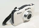 【中古】Nikon デジタルカメラ S32 防水 1300万画素 ホワイト S32WH