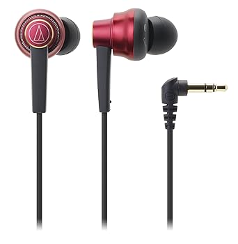 【中古】audio-technica CKR Series カナル型イヤホン 限定レッドカラー ATH-CKR7LTD