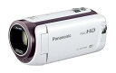 【中古】パナソニック HDビデオカメラ W570M ワイプ撮り 90倍ズーム ホワイト HC-W570M-W