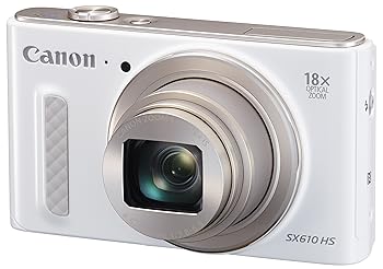 【中古】Canon デジタルカメラ PowerShot SX610 HS ホワイト 光学18倍ズーム PSSX610HSWH
