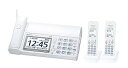 【中古】パナソニック おたっくす デジタルコードレスFAX 子機2台 1.9GHz DECT準拠方式 ホワイト KX-PD604DW-W