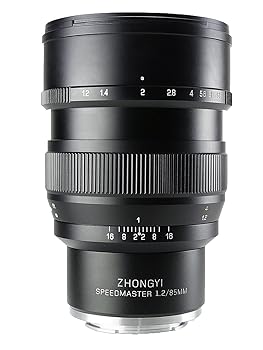 【中古】中一光学ZHONG YI OPITCS 単焦点レンズ SPEEDMASTER 85mm F1.2 ソニーEマウント
