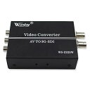 【中古】Wiistar AV CVBS から 3G-SDI オーディオ ビデオ コンバーター コンポジット - SDIコンバーター 1080P CRT HDTV...