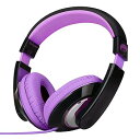 【中古】RockPapa OV780 密閉型ヘッドホン ヘッドフォン ブラック・パープル(2)