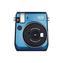 【中古】FUJIFILM インスタントカメラ チェキ instax mini70 ブルー INS MINI 70 BLUE