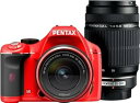 【中古】PENTAX デジタル一眼レフカメラ K-x ダブルズームキットレッド