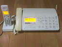 【中古】SHARP デジタルコードレスFAX 子機1台 ホワイト系 UX-D19CL-W